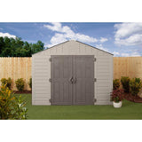 US Leisure 10 ft. x 8 ft. Keter Stronghold Resin Storage Shed