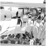 DNA Motoring for 92-96 Ford F150/F250/F350/Bronco 6pcs Headlight+Corner/Side Marker Lamps Chrome/Clear 5 Gen 93 94 95 Left+Right