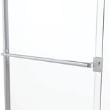 Basco 3500-44SRN Classic 64-1/2×22 High x 44×22 Wide Bypass Framed Shower Door with Silver