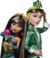 Monster High Cleo De Nile and Deuce Gorgon Collectible Dolls, Howliday Love Edition 2-Pack
