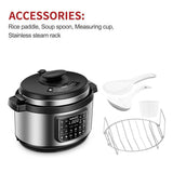 Geek Chef 12 in 1 Electric 8 Quart Oval Pressure Cooker Pot with LCD