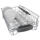 Bosch – 800 Series 18 Top Control Smart Built-In Dishwasher with 3rd Rack and 44 dBA – Silver