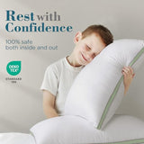 viewstar Bed Pillows King Size Set of 2, Hotel Quality, Down Alternative Big Pillow for Back, Stomach or Side Sleepers, Firm